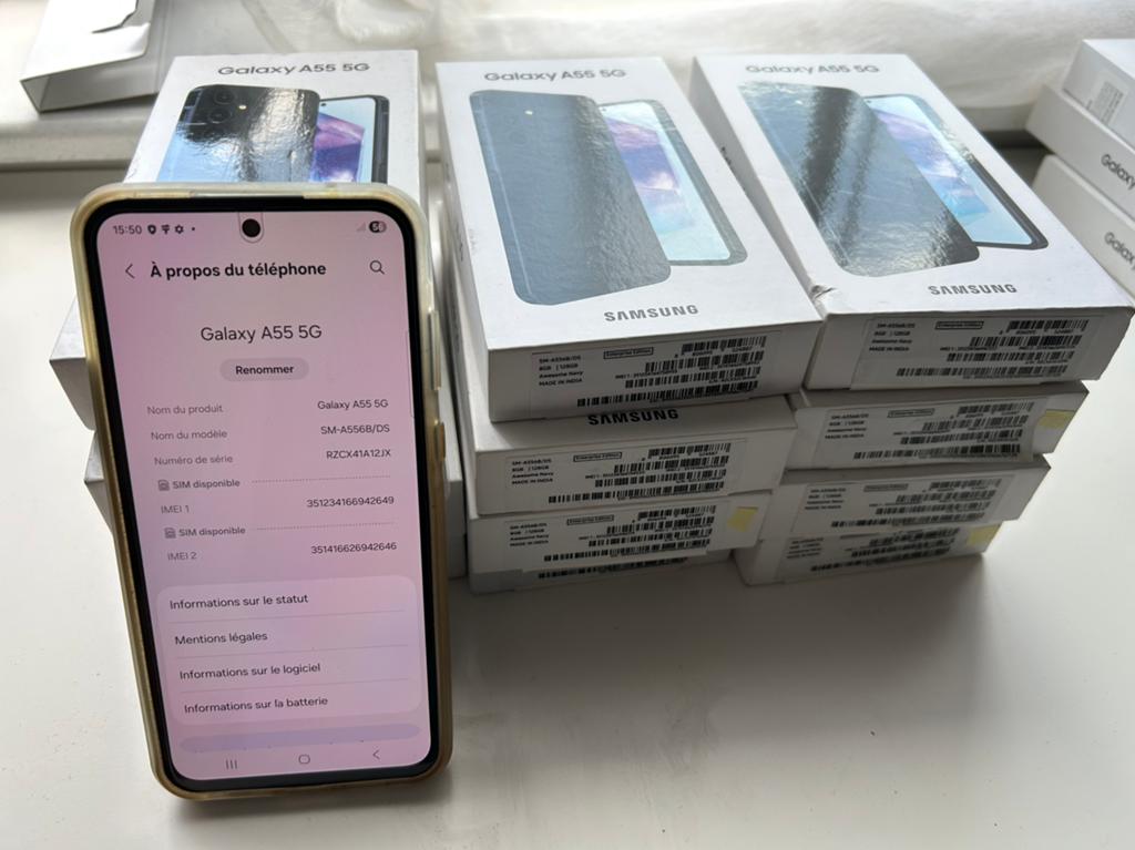 LOT DE 13 Samsung Galaxy A55 5G Entreprise Edition, Enlèvement, Comme neuf