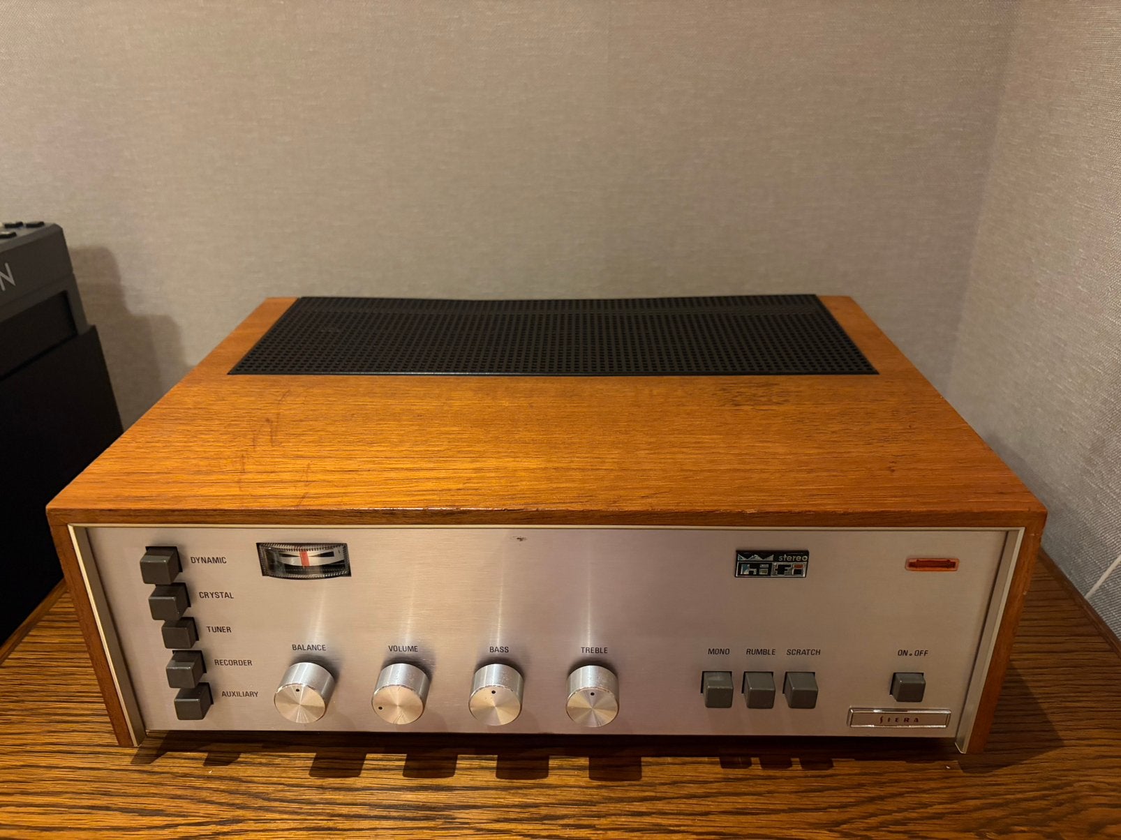 Siera late sixties stereo hifi versterker (Philips variant), Audio, Tv en Foto, Ophalen of Verzenden, Gebruikt, Stereo