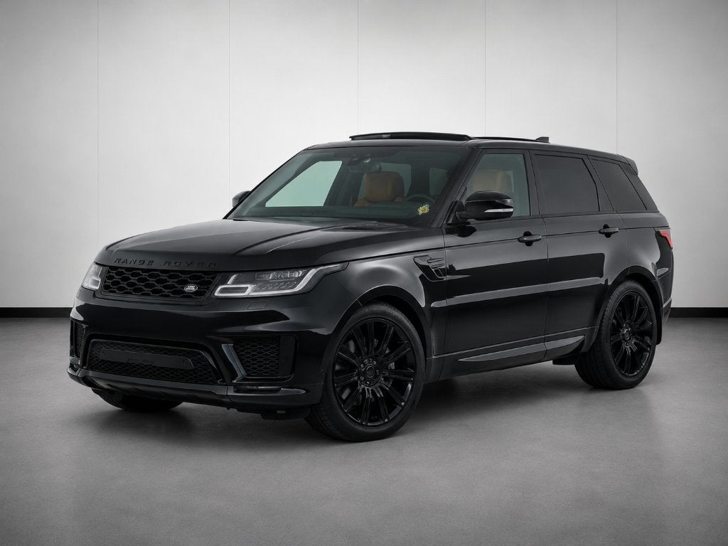 Land rover range rover sport, Auto's, Land Rover, Automaat, Zwart, Leder, Bedrijf