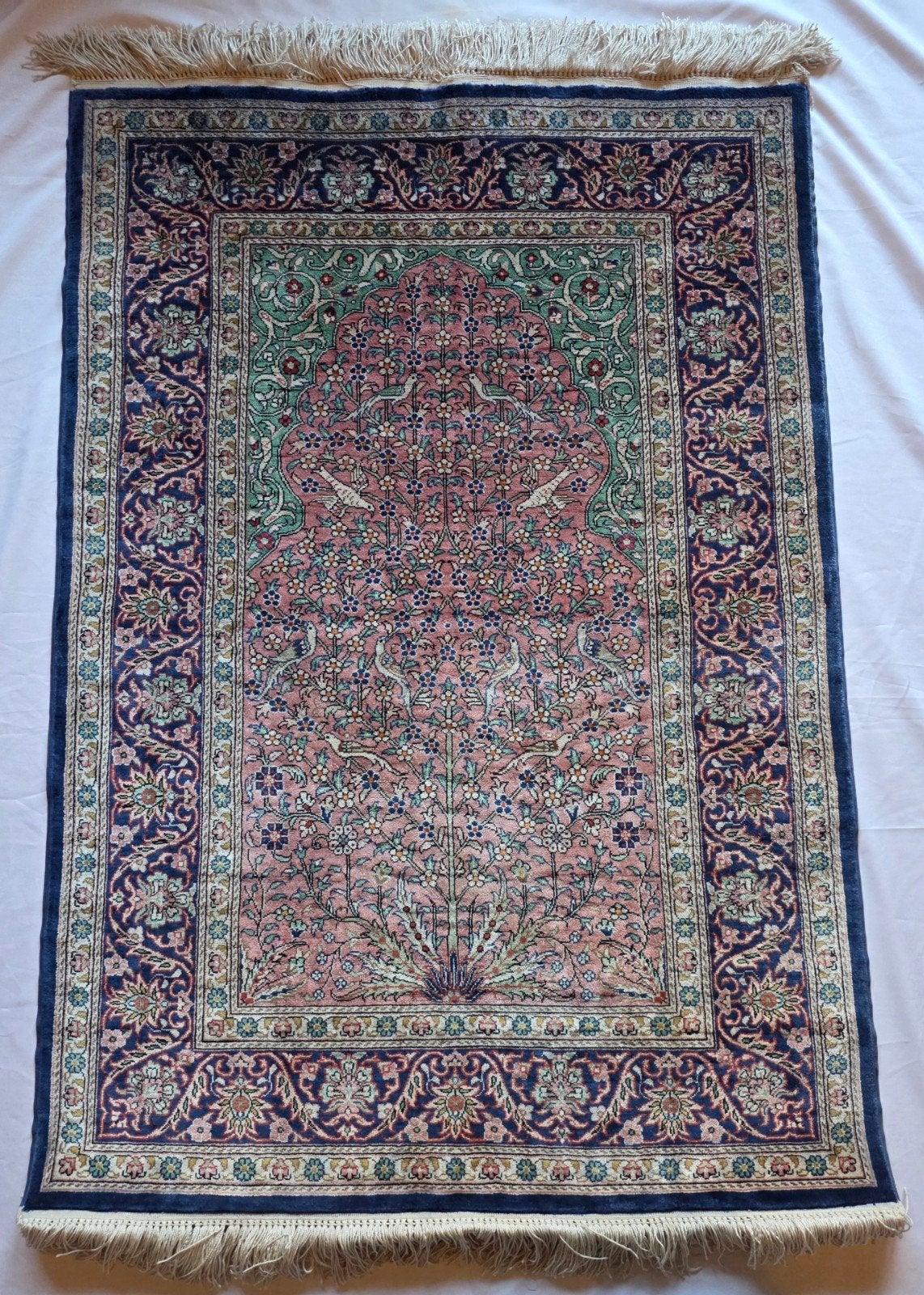 Kayseri handgeknoopt zijde op zijde tapijt (turkije), Ophalen of Verzenden