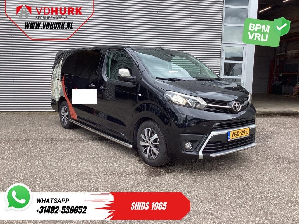 Toyota PROACE Worker 2.0 DC Dubbel Cabine Dealer Ond./ 2.5T, Auto's, Bestelwagens en Lichte vracht, Bedrijf, ABS, Centrale vergrendeling
