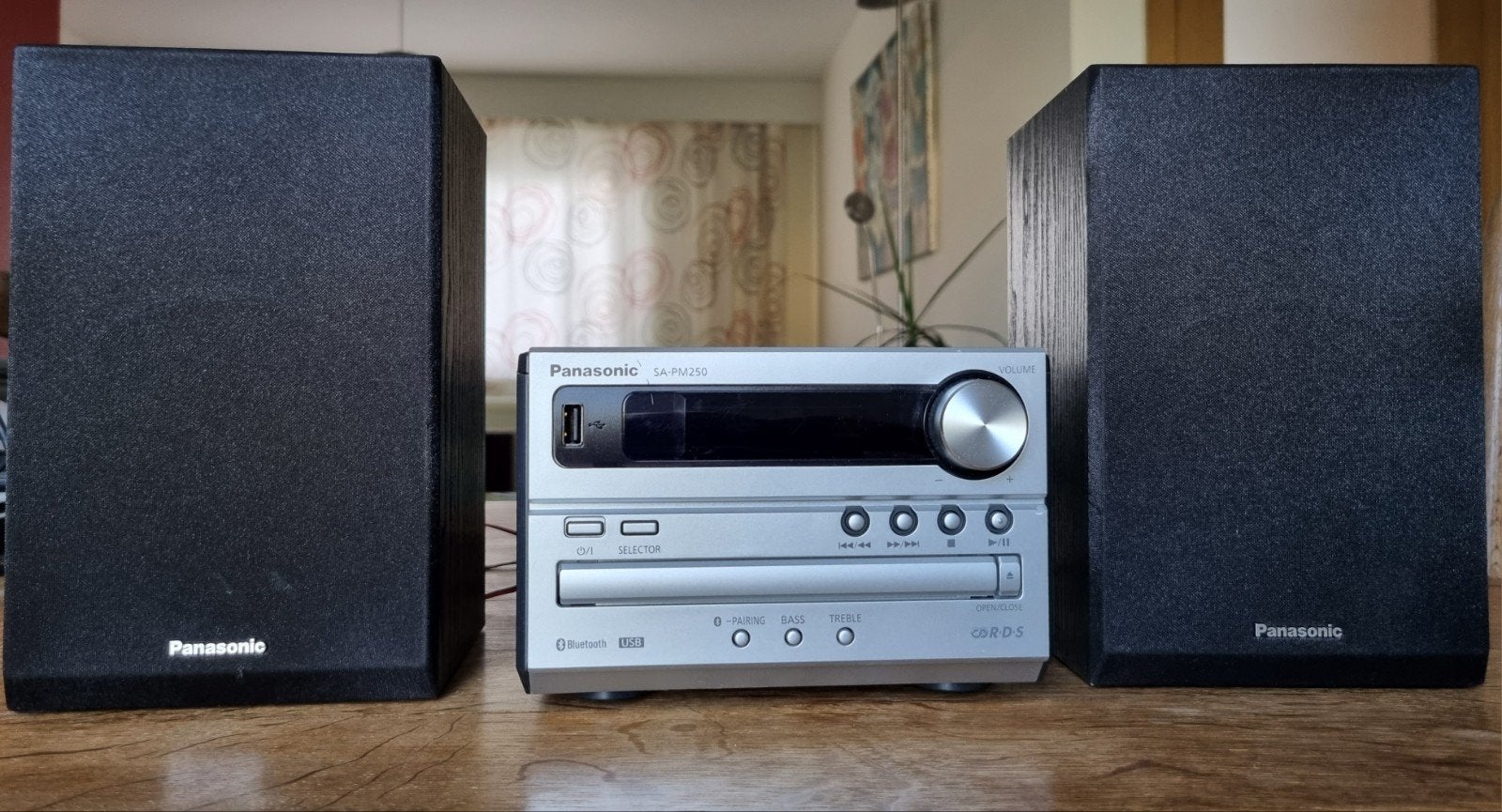 Panasonic mini chaine hifi SA-PM250 ultra compacte 2x20 watt, TV, Hi-fi & Vidéo, Enlèvement