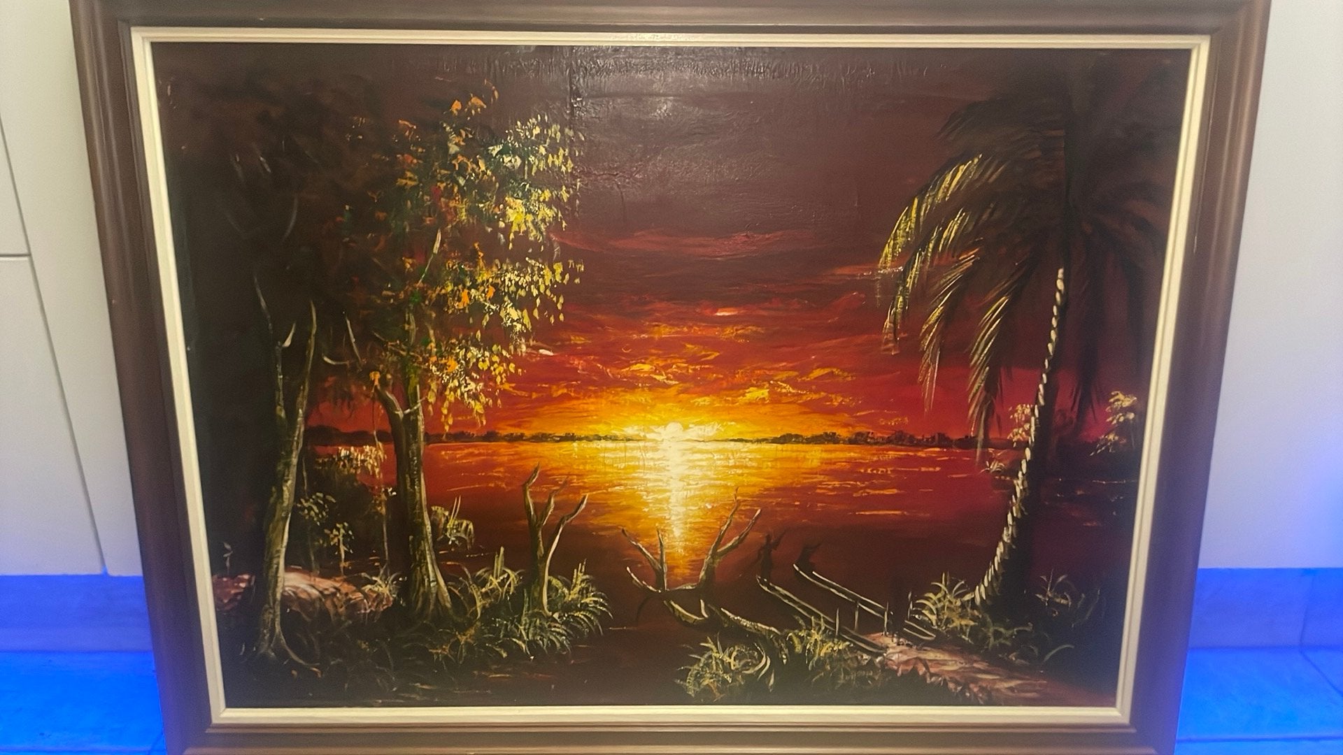 Ondergaande zon, Ophalen of Verzenden