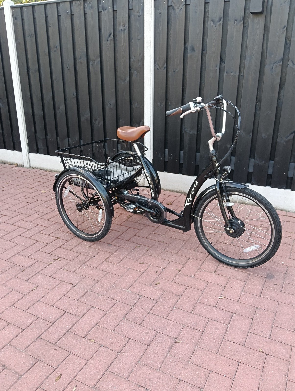 Troy elektrische driewieler nieuwe batterij jaar garantie B, Fietsen en Brommers, Ophalen of Verzenden, Zo goed als nieuw, Schijfrem