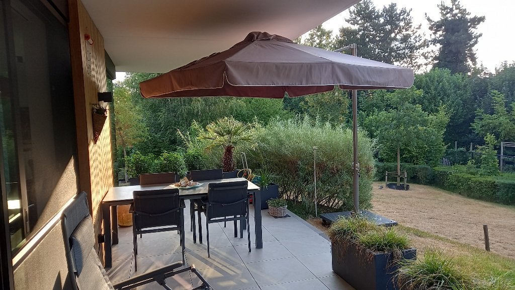 zweefparasol, Parasol flottant, Enlèvement, Inclinable, Utilisé