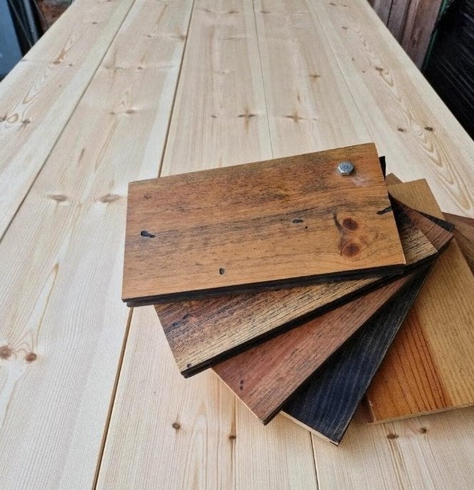 >HOUTEN PARKET; 150M2 GRENEN VLOERDELEN, RONDOM MESSING<, Ophalen, Hout