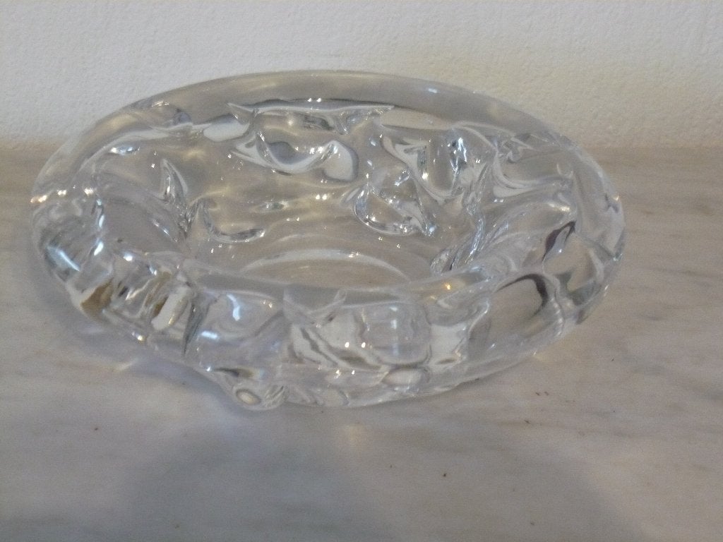 cendrier cristal  val st lambert +-1960, Antiquités & Art, Enlèvement ou Envoi