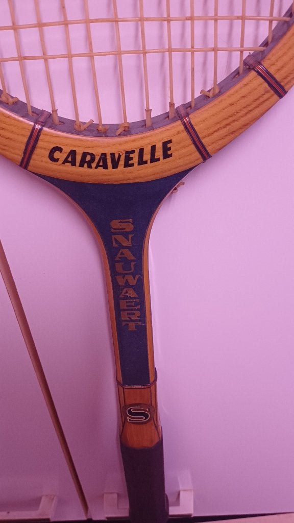 Oude tennisracket Snauwaert..., Sports & Fitness, Enlèvement, Utilisé, Raquette, Autres marques