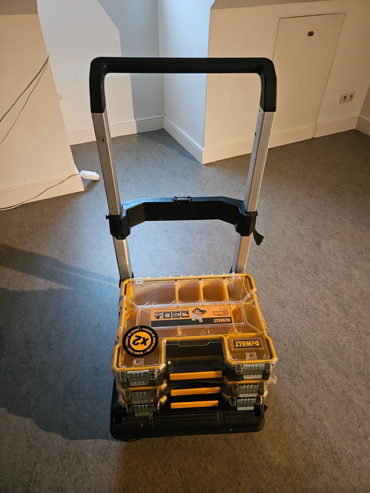 De Walt trolley telescopische handvat+3 nieuwe opbergdozen, Ophalen
