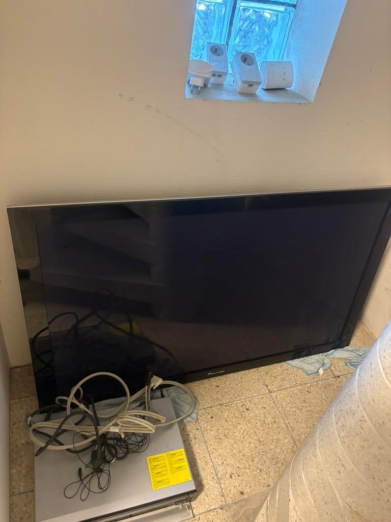 **Pioneer 50 inch Plasma TV + Media Receiver (PDP-506PE)**, Audio, Tv en Foto, Televisies, Ophalen, Gebruikt, Pioneer, Smart TV