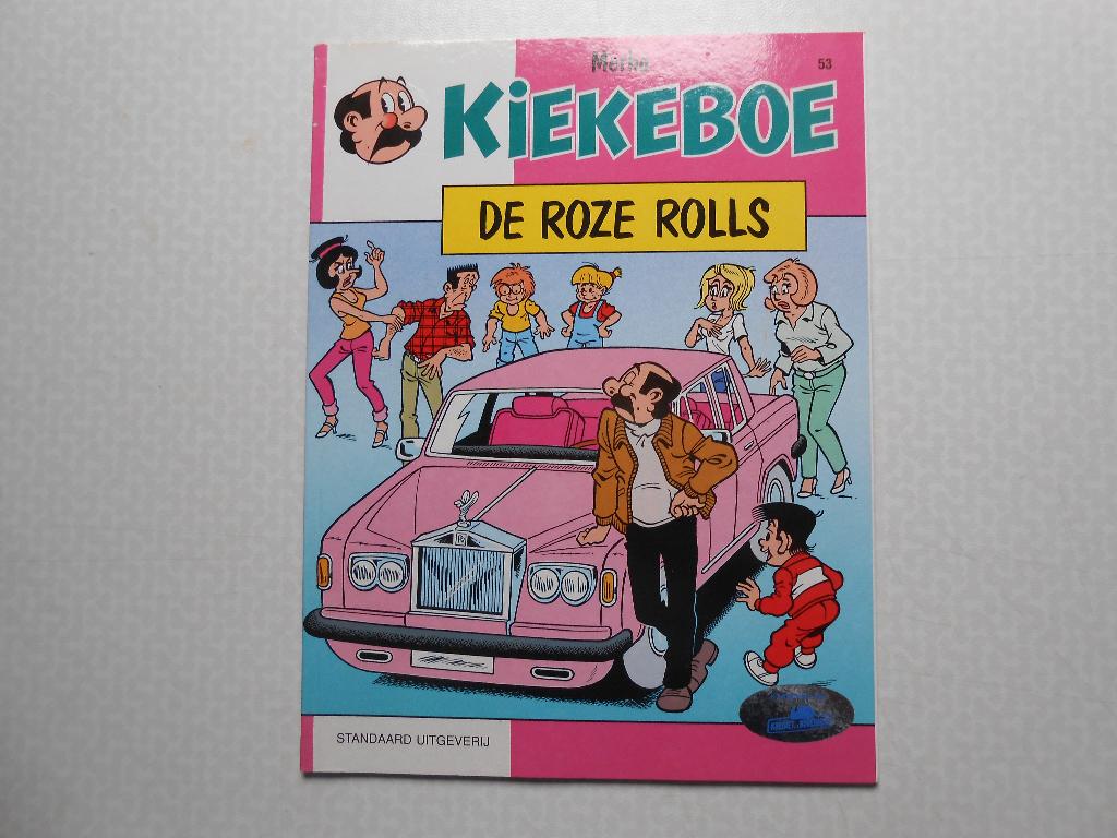 Kiekeboe reclame uitgave krediet ad nijverheid De roze rolls, Eén stripboek, Merho, Nieuw, Ophalen of Verzenden