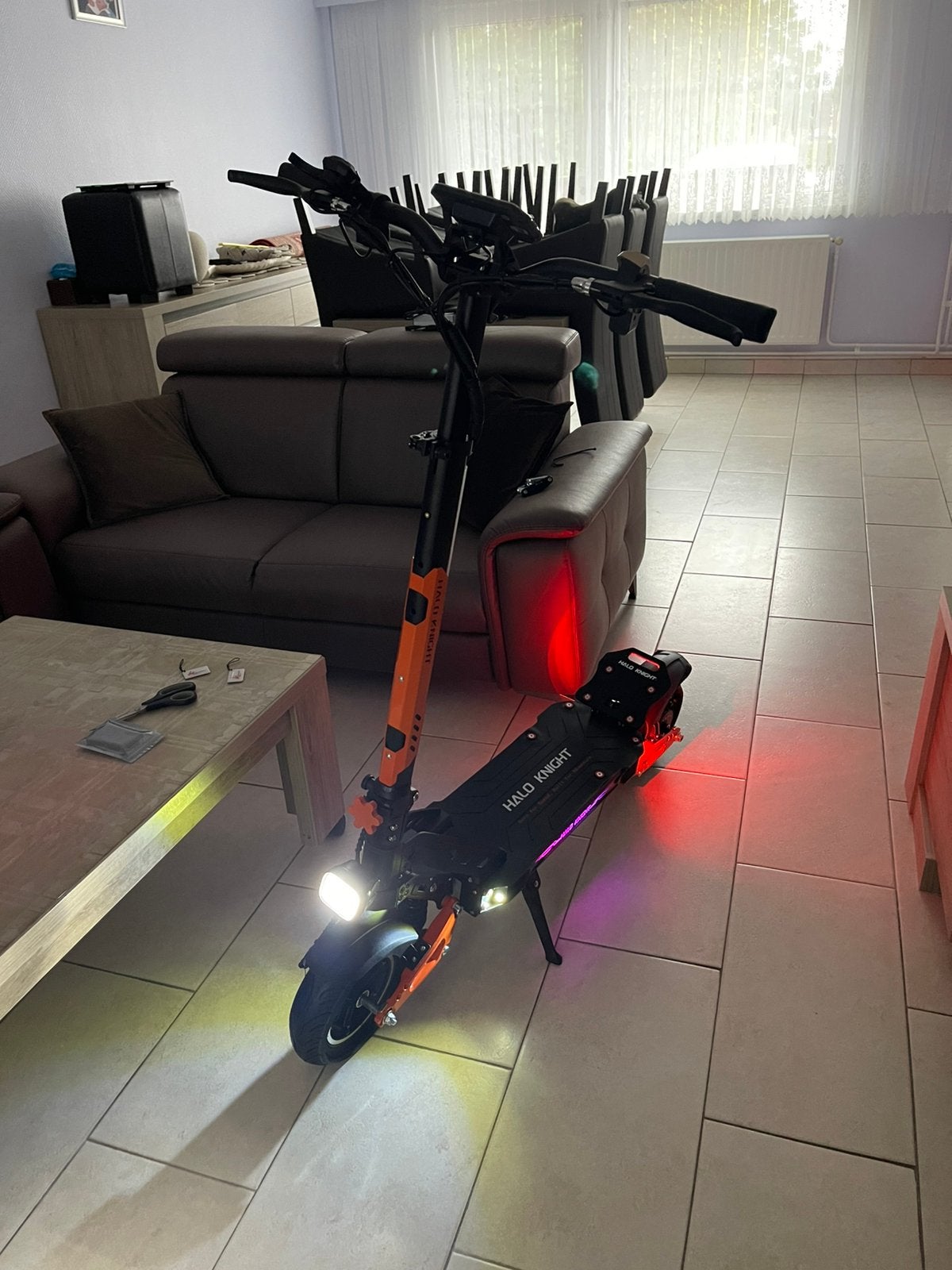 Halo Knight T102 ️ | 95 km/u Free Spin | 21Ah | RGB | €639, Fietsen en Brommers, Ophalen, Zo goed als nieuw, Elektrische step (E-scooter)
