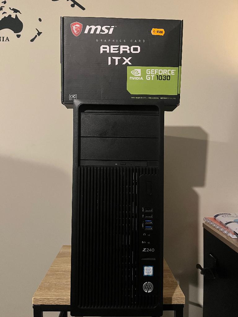 Tour HP Z240 Workstation/BudgetGaming, Computers en Software, Ophalen, Zo goed als nieuw, HP, Gaming