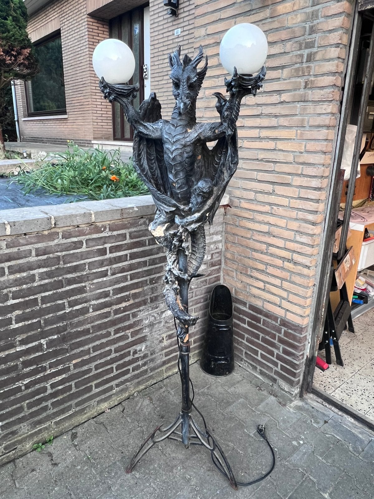 Staande Draaklamp, Ophalen, Gebruikt, 150 tot 200 cm