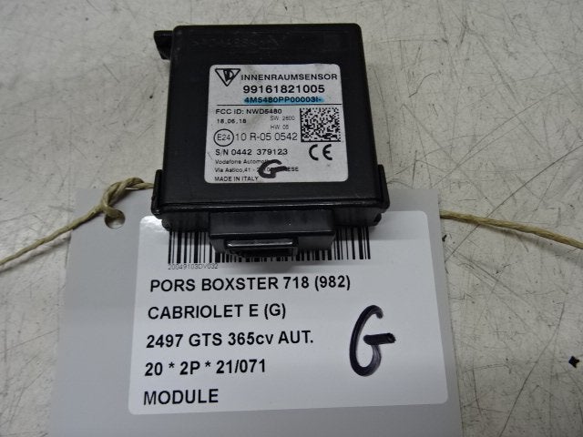 COMPUTER Porsche 718 Boxster (982) (01-2016/-) (99161821005), Gebruikt, Porsche