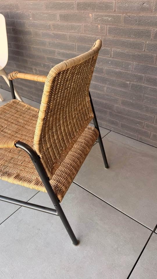 2x IKEA ULRIKSBERG Rattan Armchairs, Enlèvement ou Envoi, Autres couleurs, Comme neuf, Deux