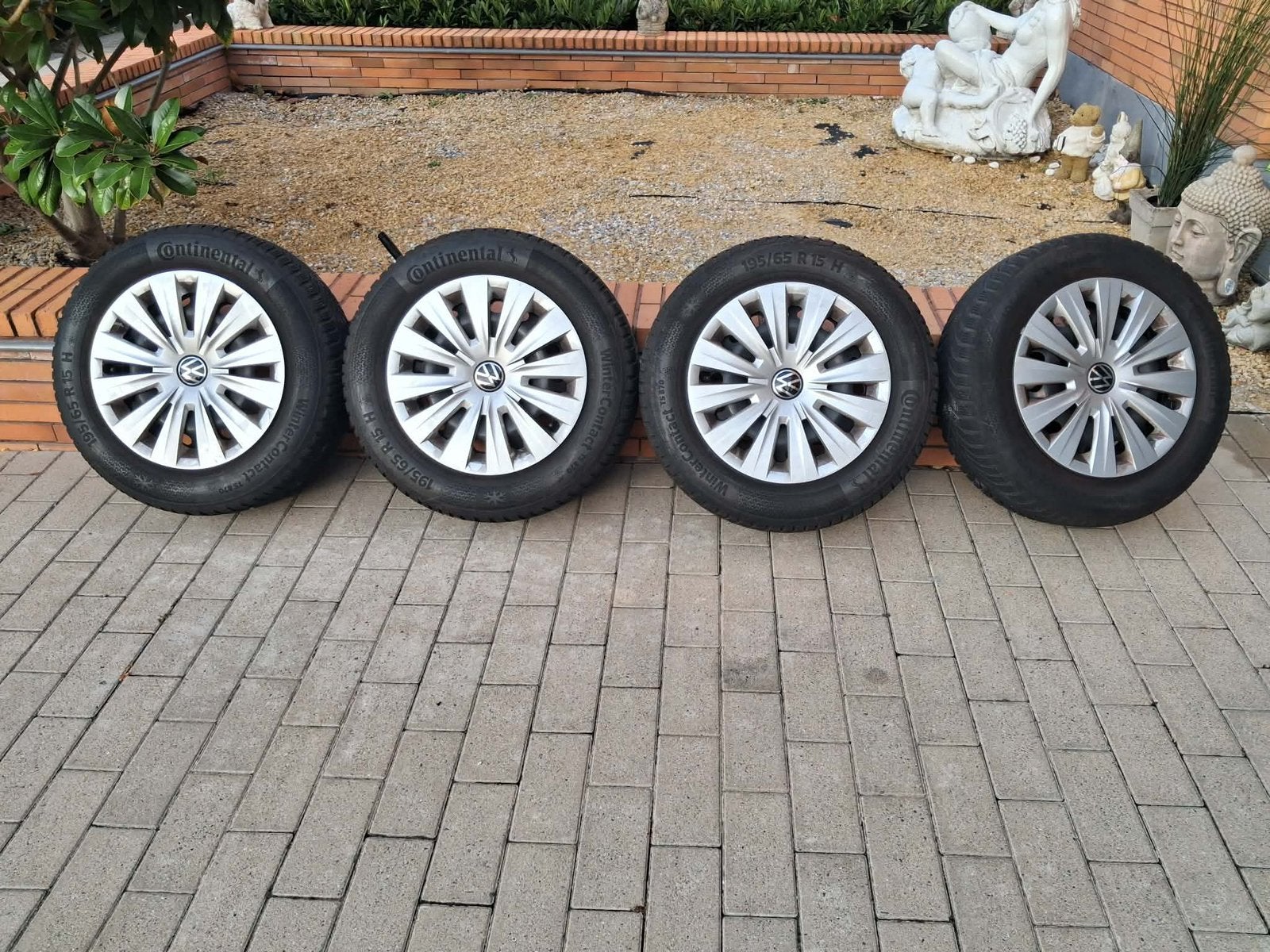 4 IJzeren Wielen – 195/65 R15, Auto-onderdelen, Ophalen, Band(en)