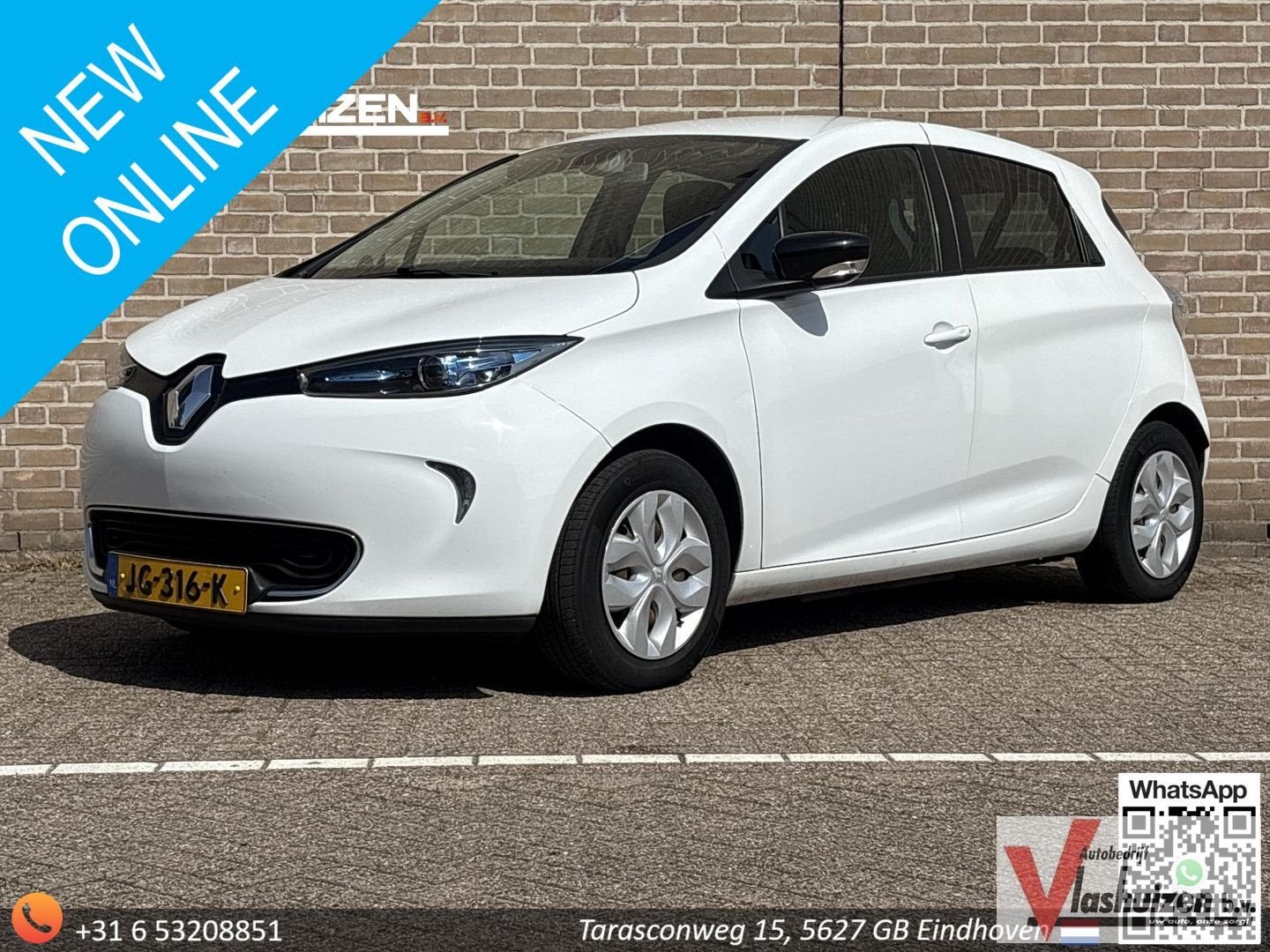 Renault ZOE Q210 Zen Quickcharge 22 kWh (ex Accu) | Climate, Autos, Renault, Entreprise, ZOE, ABS, Airbags, Alarme, Bluetooth