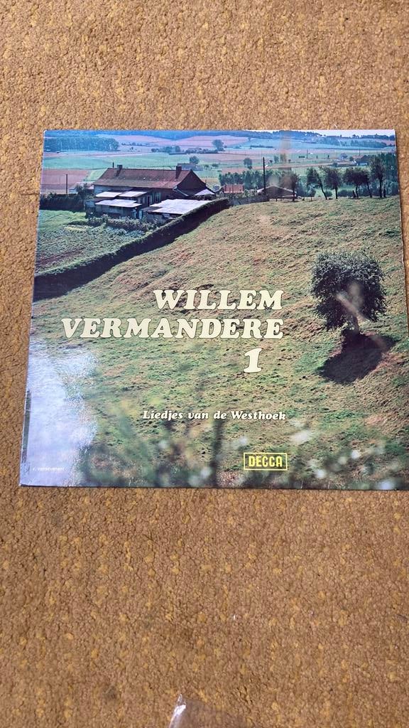 Willem Vermandere - Belgie- Belpop - Kleinkunst, Cd's en Dvd's, Vinyl | Nederlandstalig, Ophalen of Verzenden, Gebruikt, 12 inch