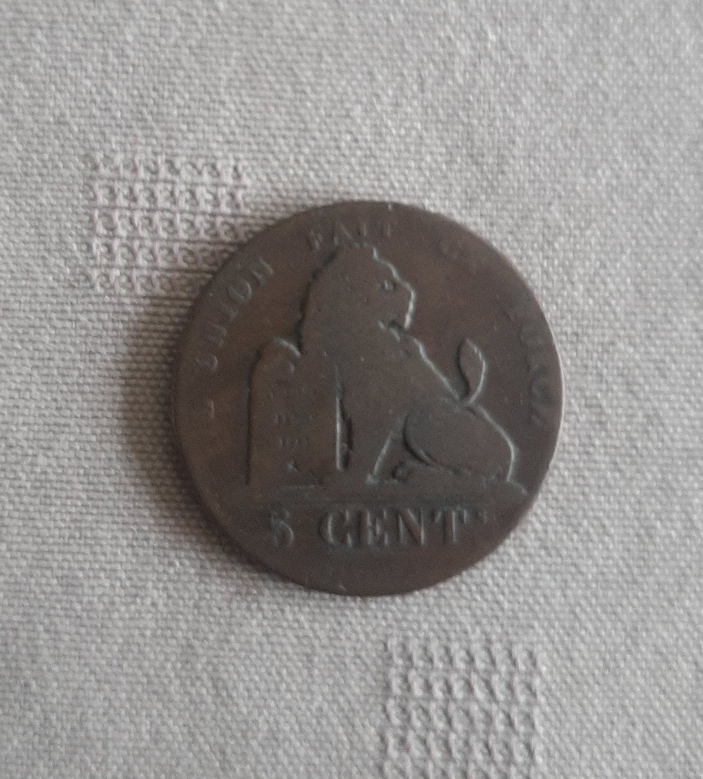 Leopold I - 5 centimes 1837, Verzenden