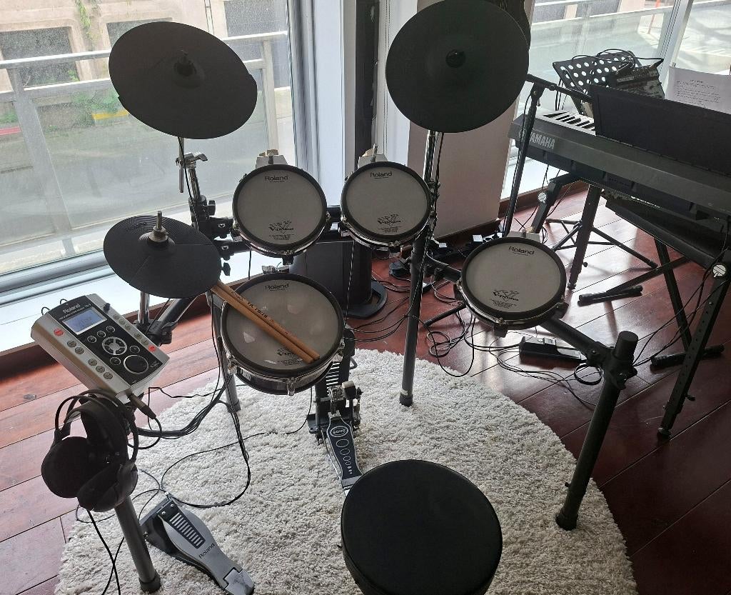 Roland V-Drums TD-9 elektronisch drumstel, Muziek en Instrumenten, Drumstellen en Slagwerk, Gebruikt, Roland, Elektronisch, Ophalen