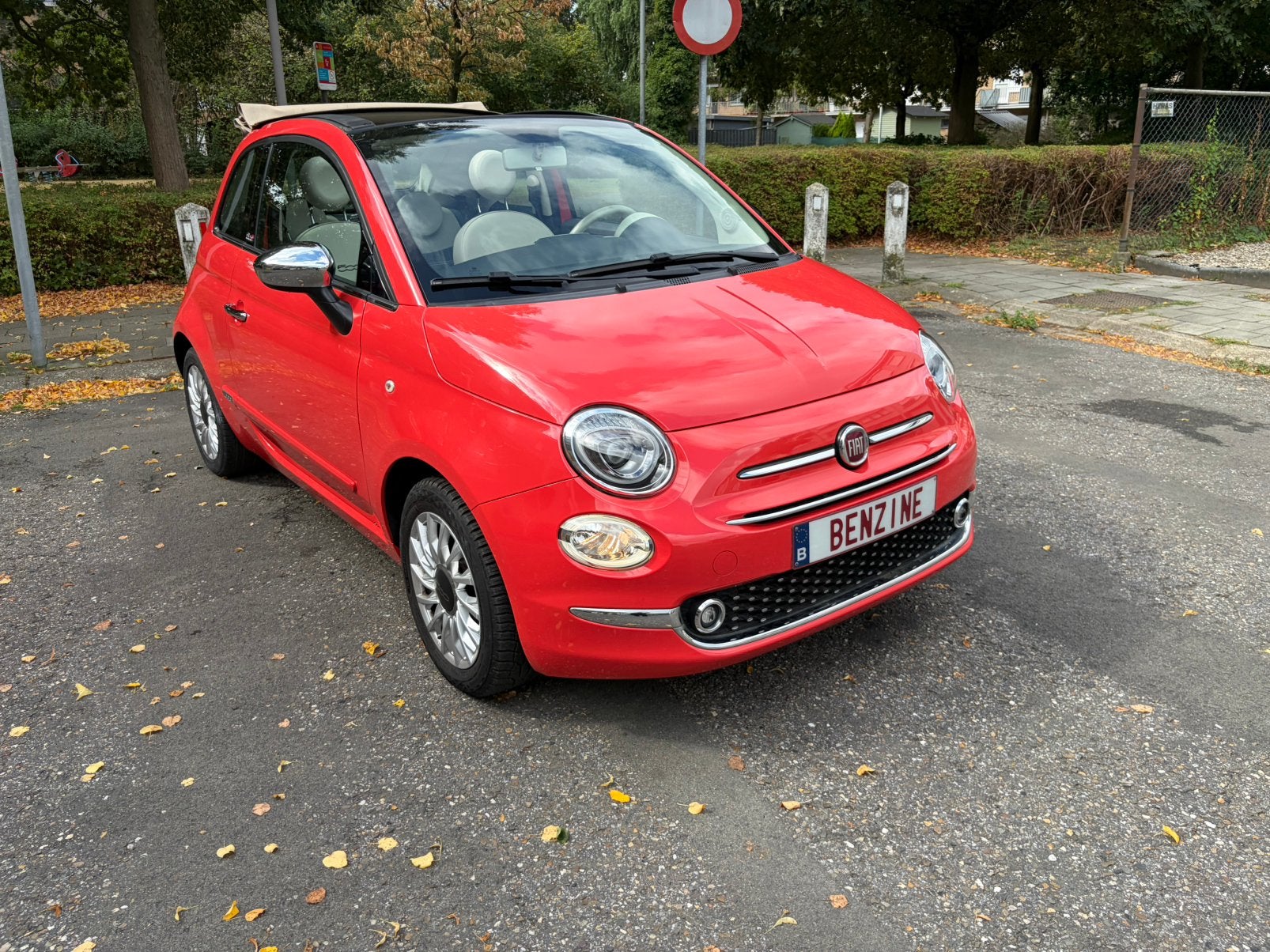 Fiat 500 Cabrio 1.2 benz 88000km 2015 Carplay garantie, Autos, Essai à domicile, Achat, Euro 6, Entreprise