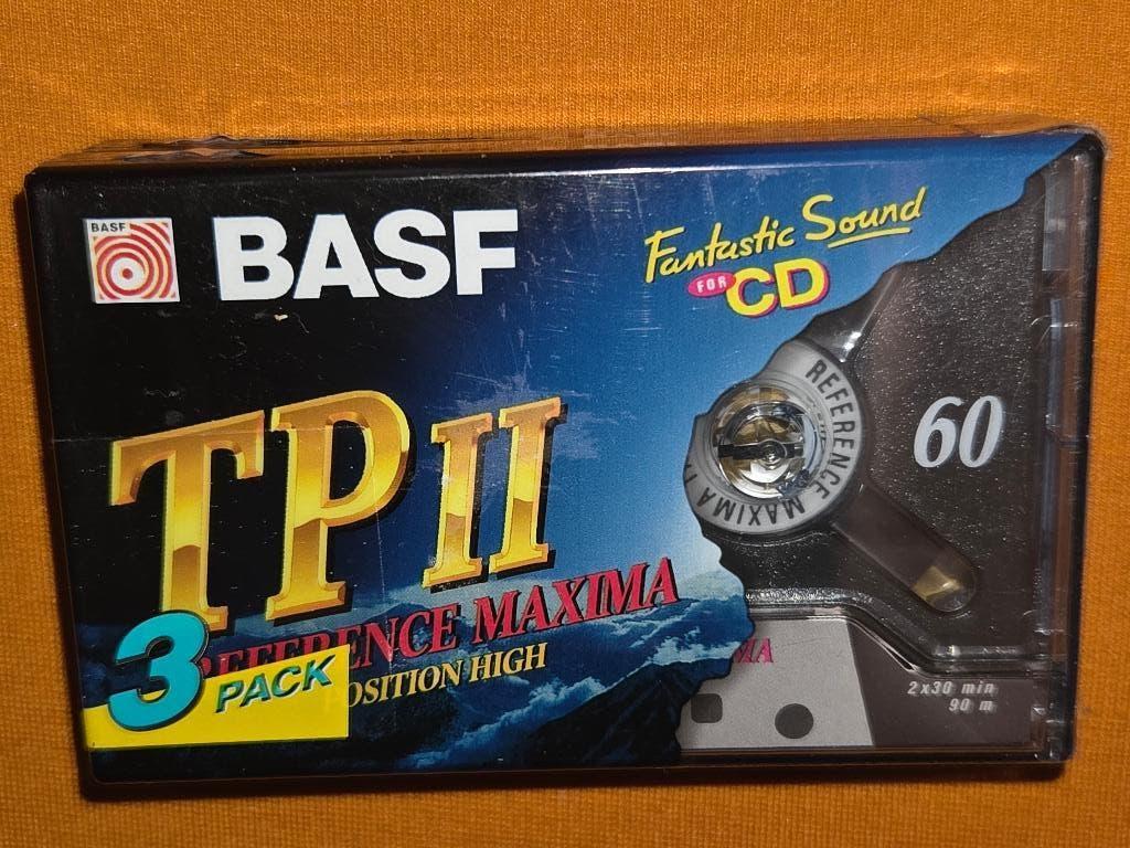 Cassettes/ lot 2x basf reference maxima tp2 60, Enlèvement ou Envoi, Autres genres, Neuf, dans son emballage, Vierge