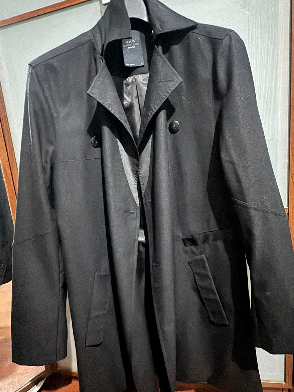 Manteau noir  Raw by G-Star Taille L, Vêtements | Hommes, Enlèvement ou Envoi, Comme neuf, Noir
