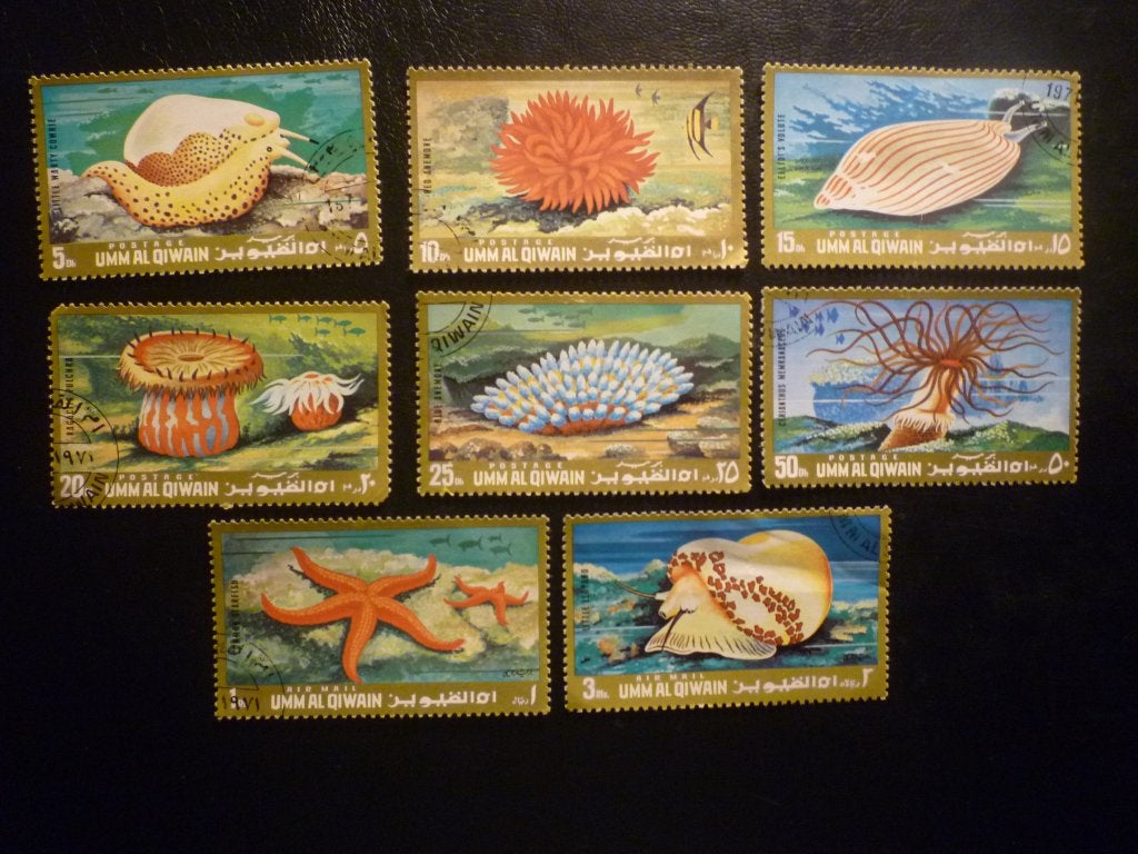 Umm Al Qiwain 1972 Mi 682A/689A(o) Gestempeld/Oblitéré, Timbres & Monnaies, Timbres | Timbres thématiques, Envoi, Affranchi, Animal et Nature