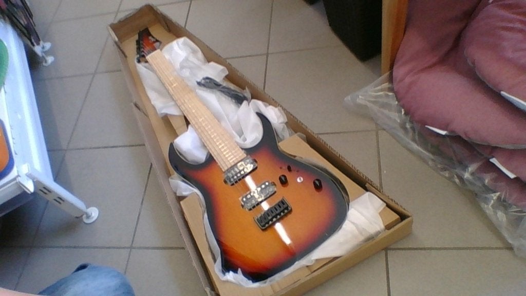 elektrische gitaar splinternieuw, Musique & Instruments, Instruments à corde | Guitares | Électriques, Enlèvement, Neuf