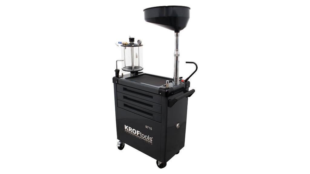 Chariot de vidange d'huile 90L+système d'aspiration+douilles, Enlèvement ou Envoi, Neuf