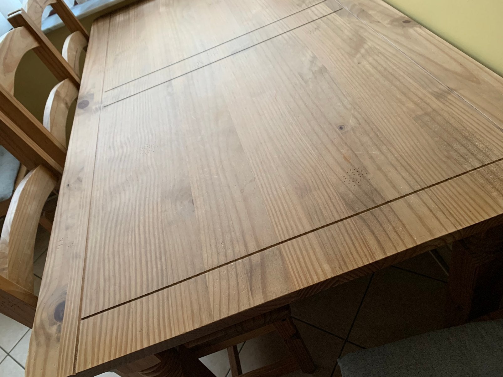 Table à manger 6-8 personnes, Enlèvement, Utilisé, Bois