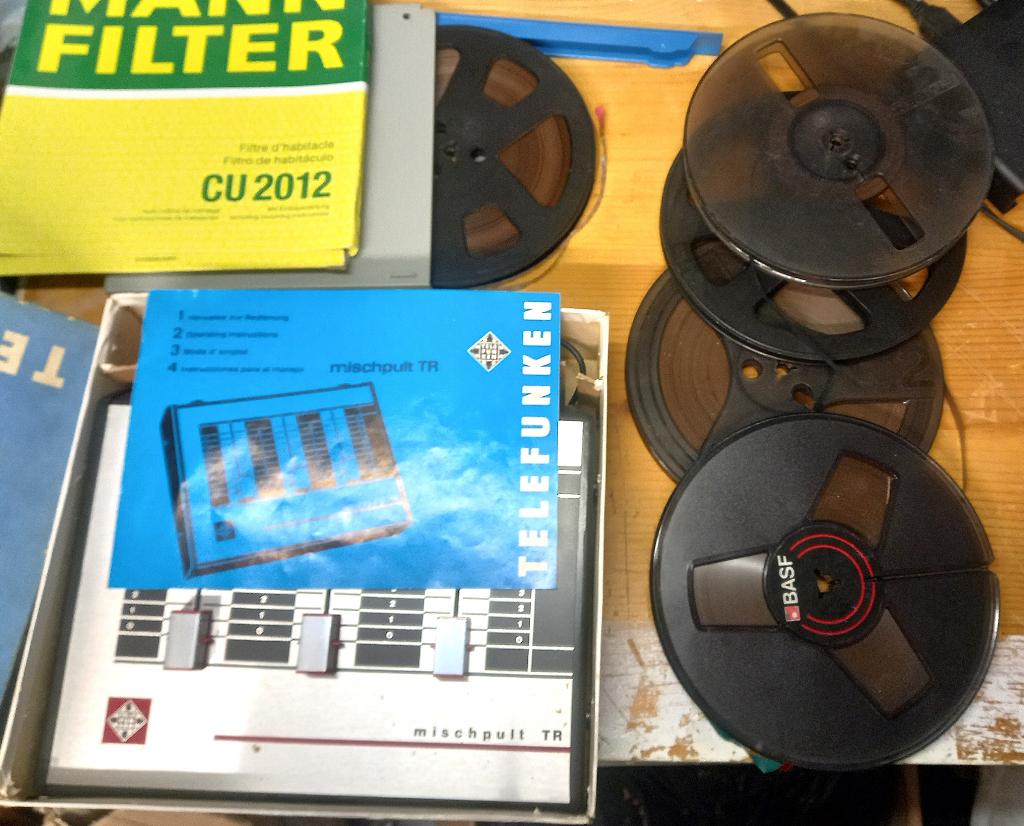 BASF magneetbandspoelen, Verzenden, Bandrecorder