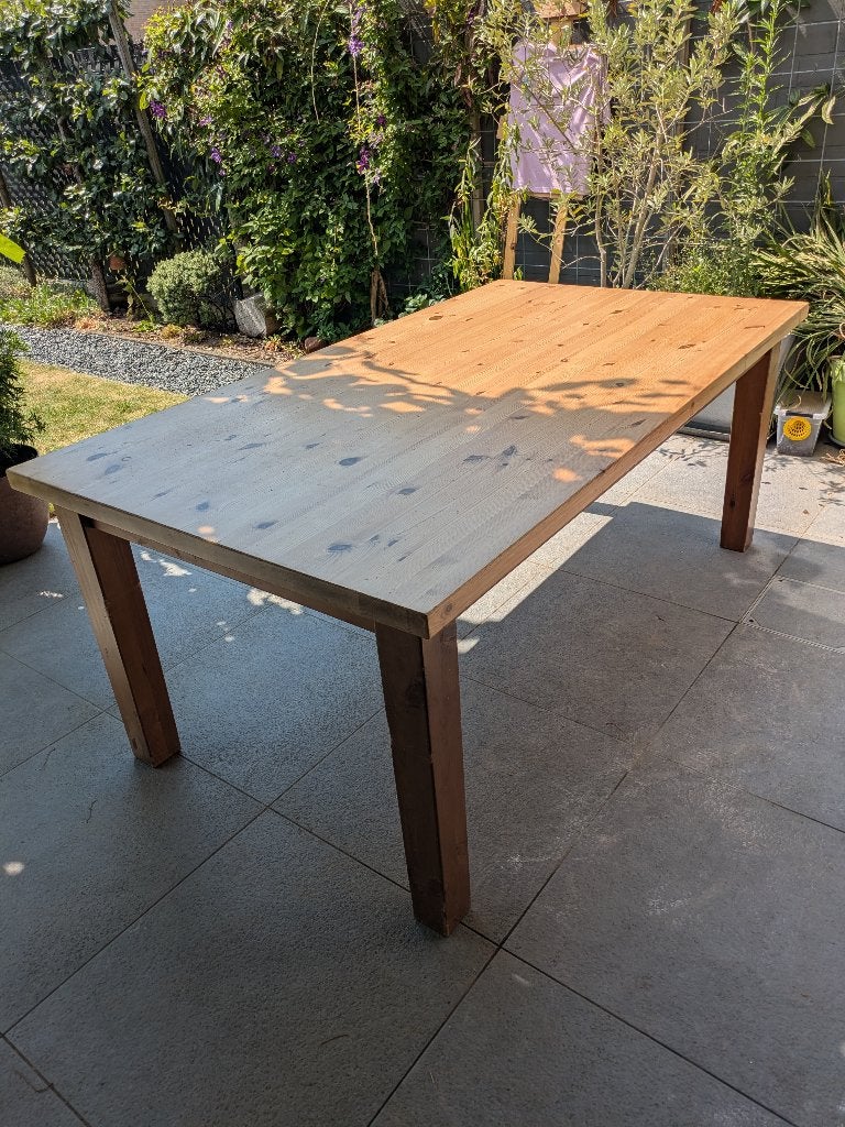 Livingtafel/Keukentafel, Ophalen, Gebruikt, 100 tot 150 cm, Vijf personen of meer