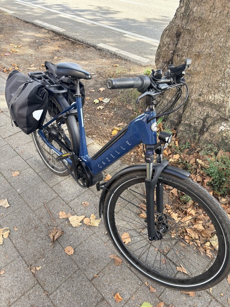 Fiets Gazelle Ultimate C380 HMB - Zo goed als nieuw, 51 à 55 cm, 50 km par batterie ou plus, Comme neuf, Enlèvement