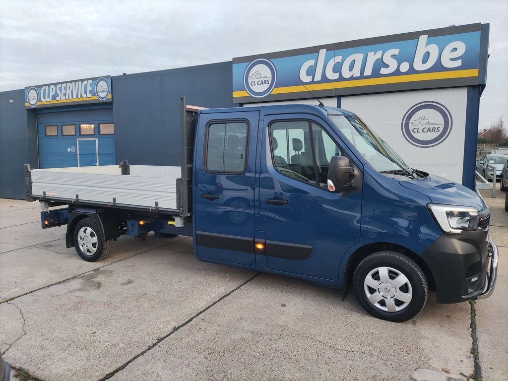 Renault Master 2.3dCi/Driekipper/DubCab/6pl/Navi/Trekh/24900, Auto's, Stof, Gebruikt, Euro 6, 120 kW