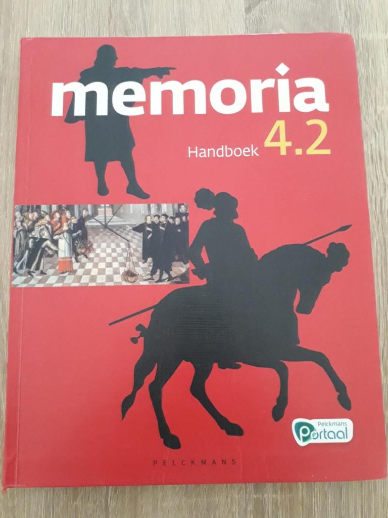 Memoria 4.2 handboek Pelckmans geschiedenis, Histoire, Enlèvement ou Envoi, Comme neuf, Secondaire
