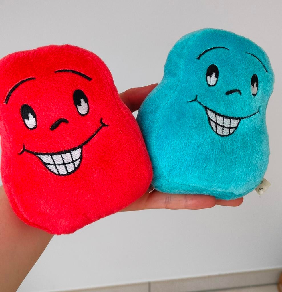 Lachende knuffels, Ophalen, Zo goed als nieuw, Rood