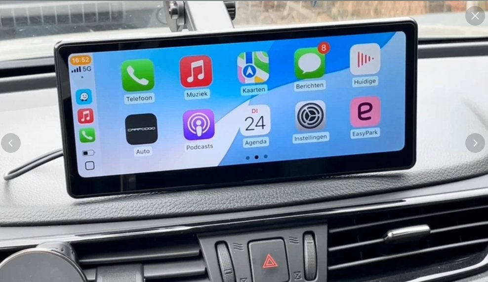 CarPodGo T3 Pro 8.9" CarPlay & Android Auto scherm, Ophalen of Verzenden, Zo goed als nieuw