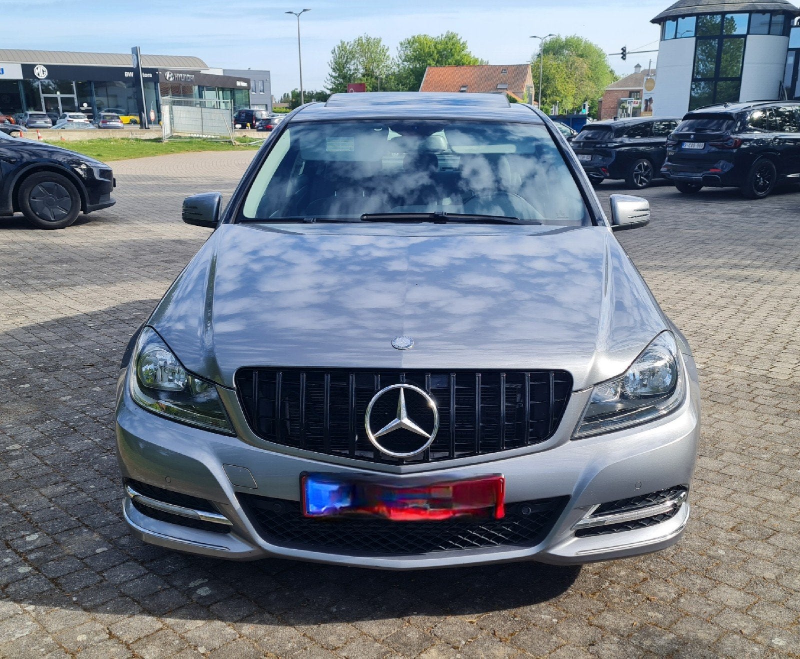 Mercedes C180, Auto's, Automaat, Achterwielaandrijving, Zwart, 4 cilinders