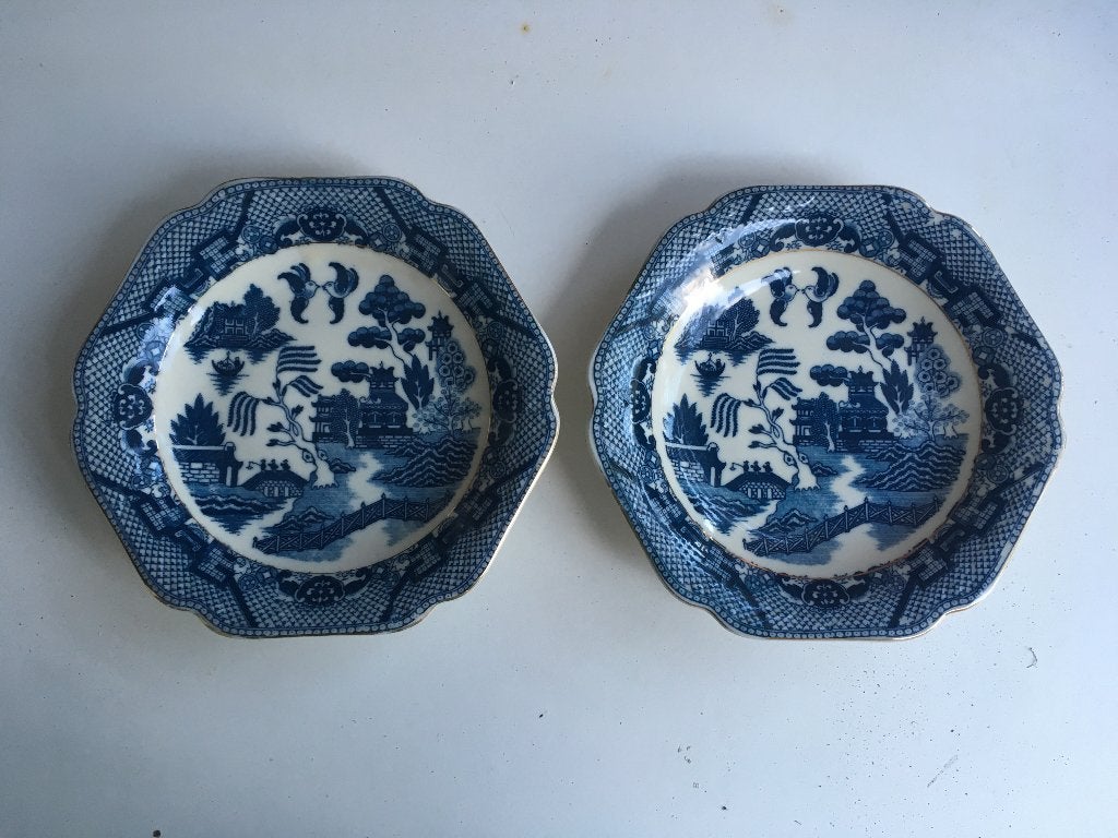 2 bordjes Delft, Antiek en Kunst, Ophalen of Verzenden