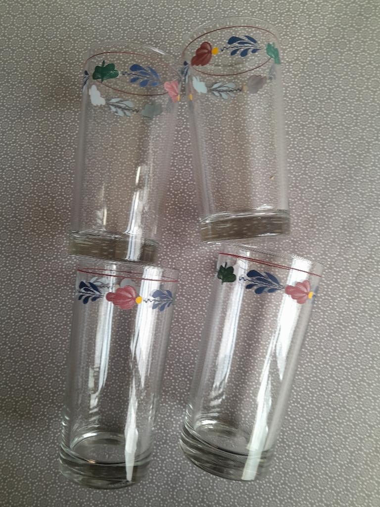 Boch Boerenbont 4 Verres limonade TBE, Enlèvement ou Envoi