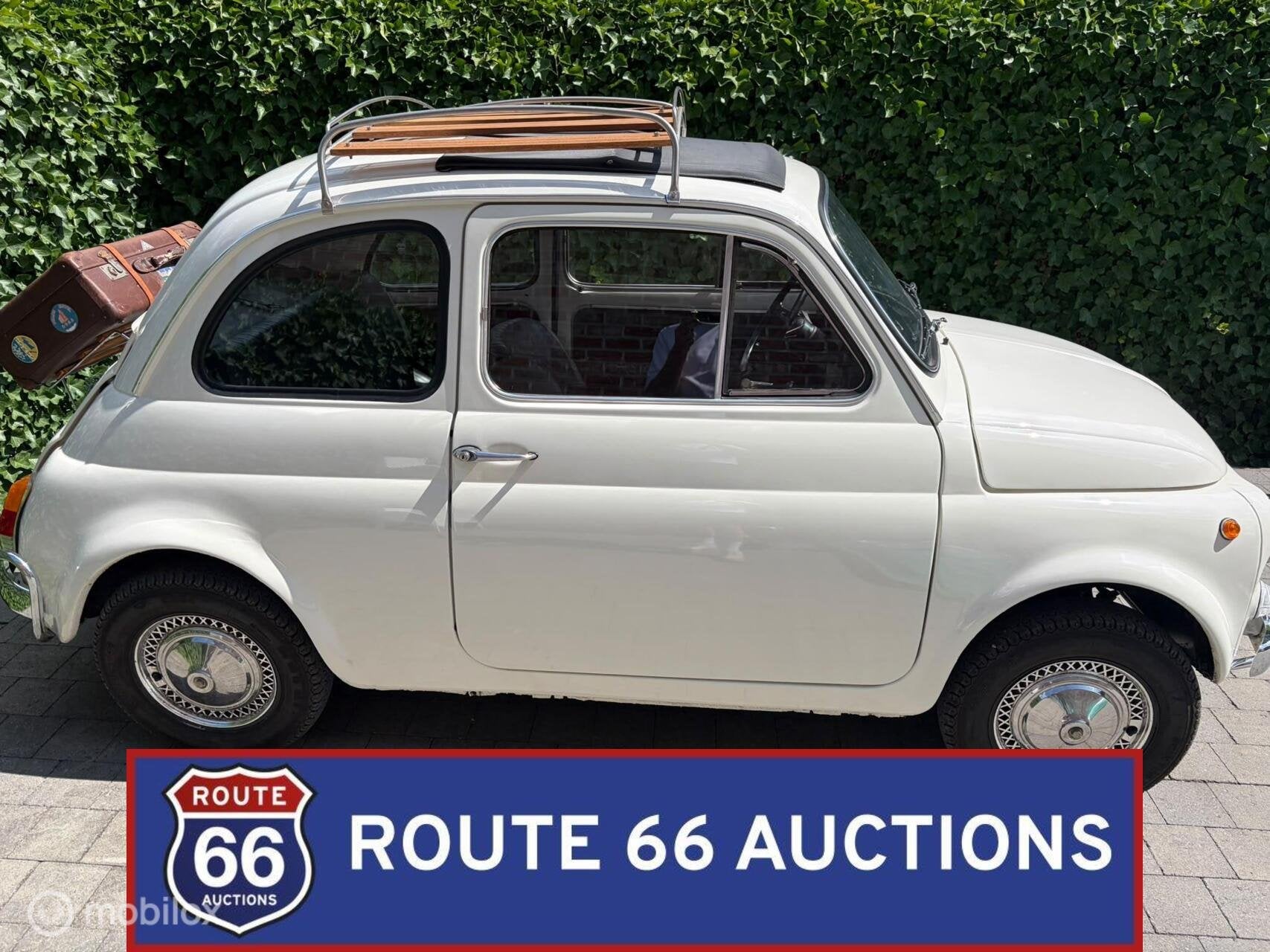 Fiat 500 | 1972 | Route 66 Auctions, Autos, Achat, Entreprise, Boîte manuelle, Autre carrosserie