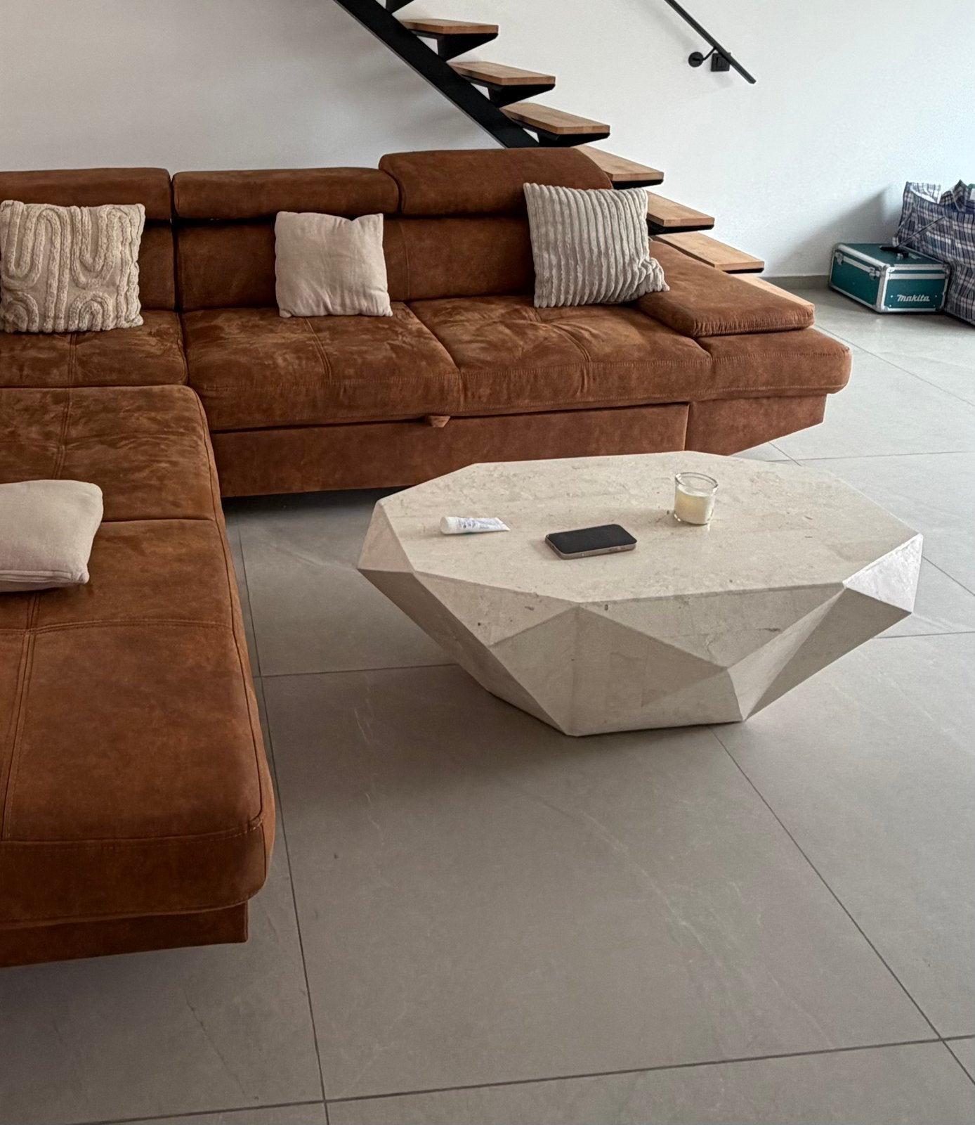 Vittoria design salontafel — Westwing — Uitstekende conditie, Huis en Inrichting, Tafels | Salontafels, Ophalen, Zo goed als nieuw