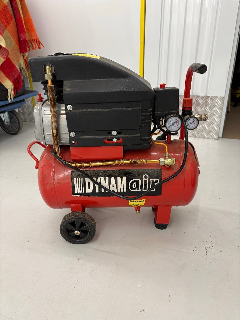 1.5CV Dynam-luchtcompressor, Doe-het-zelf en Bouw, Ophalen, Gebruikt, 6 tot 10 bar, 25 tot 100 liter