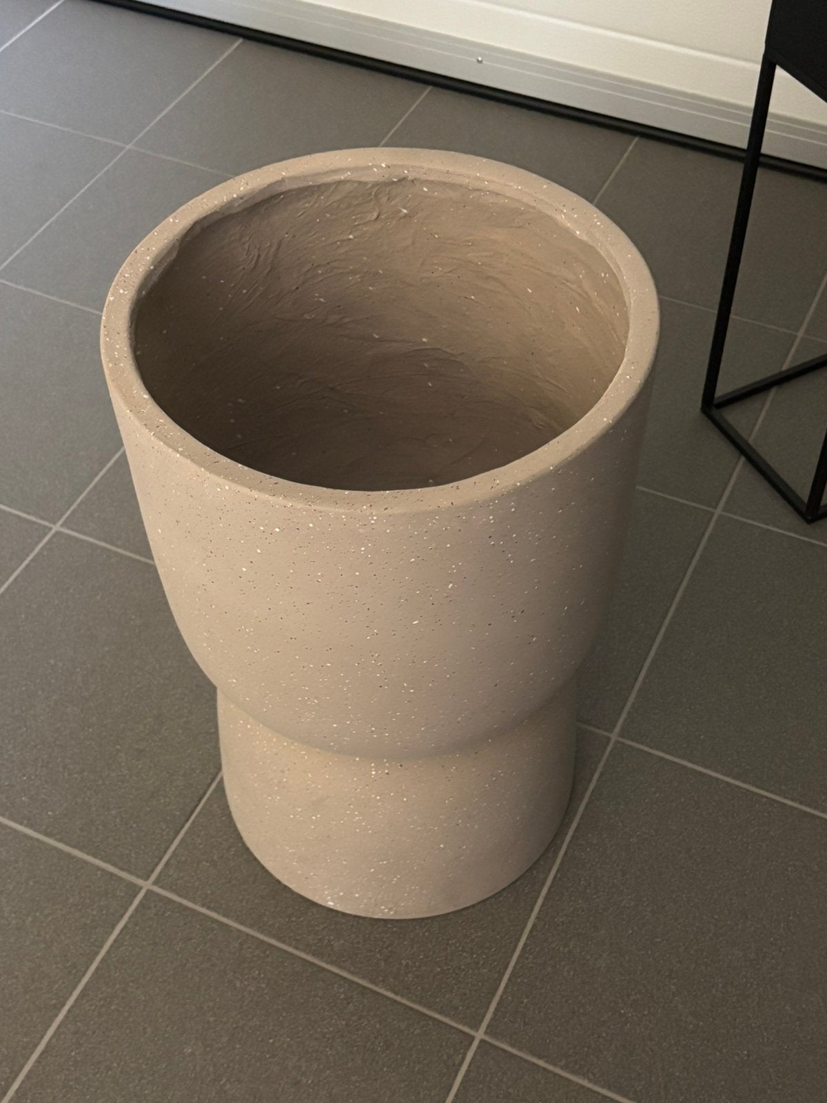 Grote bloempot nieuw, Rond, Zo goed als nieuw, Balkon, Aardewerk