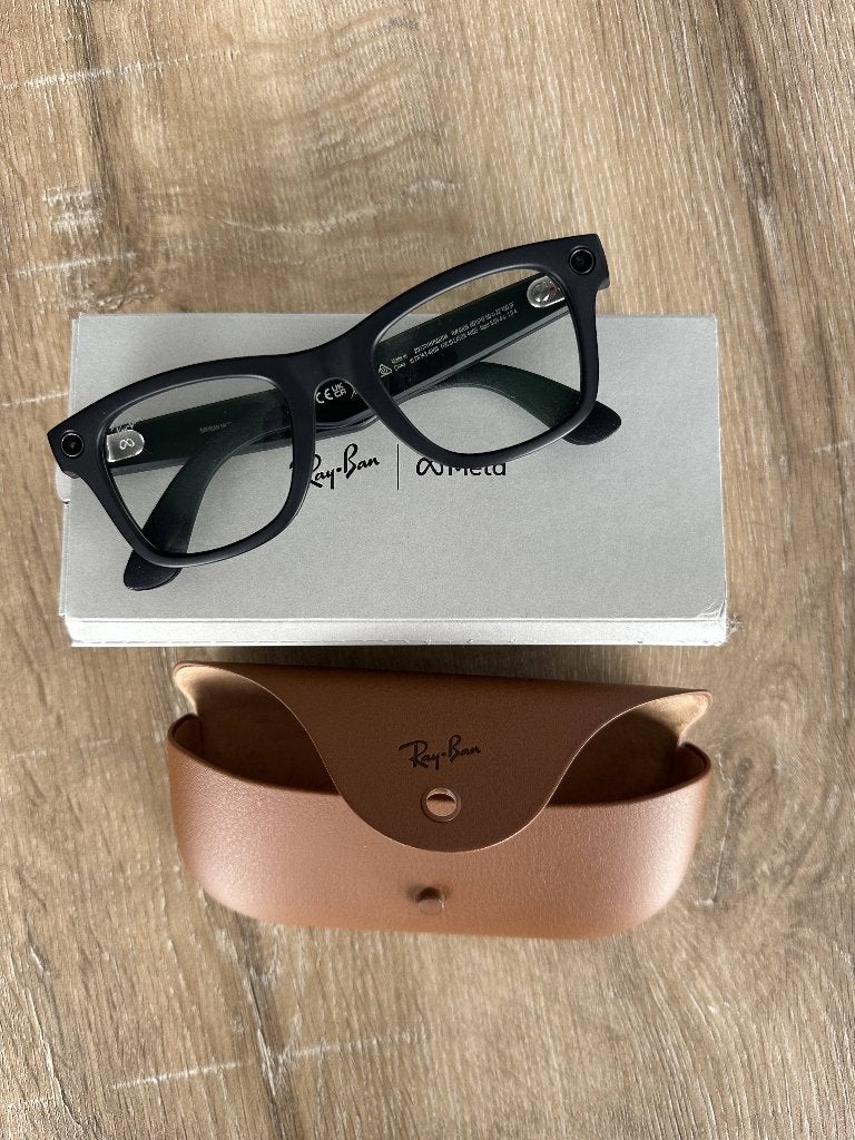 Ray-Ban META BRIL TE KOOP, Neuf, Ray-Ban, Lunettes, Noir
