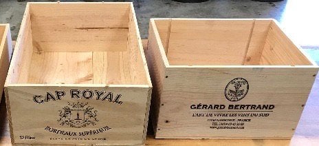 RECHERCHE CAISSES A VIN A DONNER, Enlèvement, Comme neuf