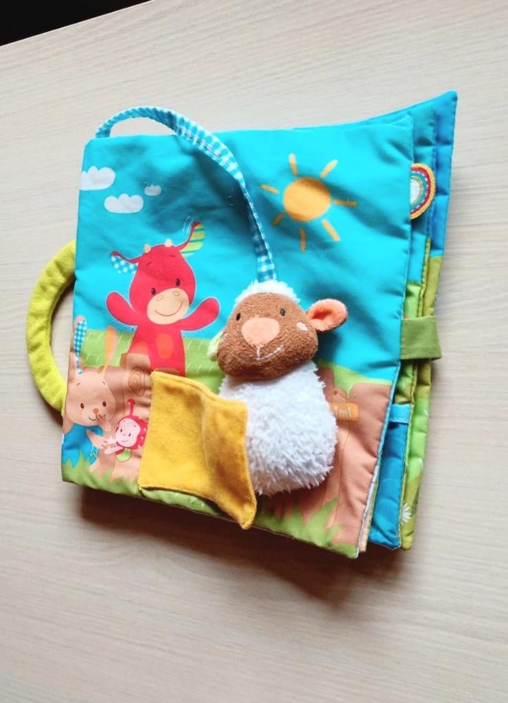 Minimi stoffen knisperboekje en activiteitenboekje, Kinderen en Baby's, Ophalen of Verzenden