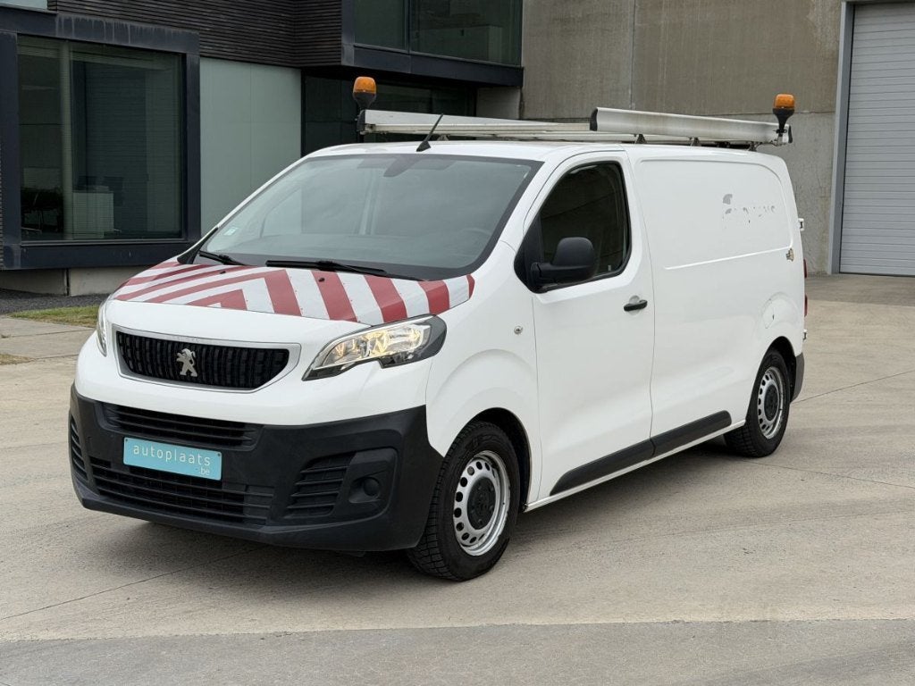 Peugeot Expert L2H1 2021 Inbouwkast Eerste eigenaar 114000km, Auto's, Wit, Bedrijf, Lederen bekleding, Te koop
